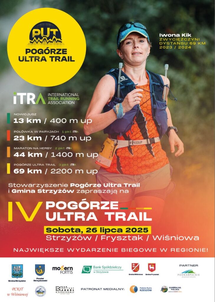 Bieg pogórze Ultra Trail - sobota 26 lipca 2025r.
Największe wydarzenie biegowe w regionie
